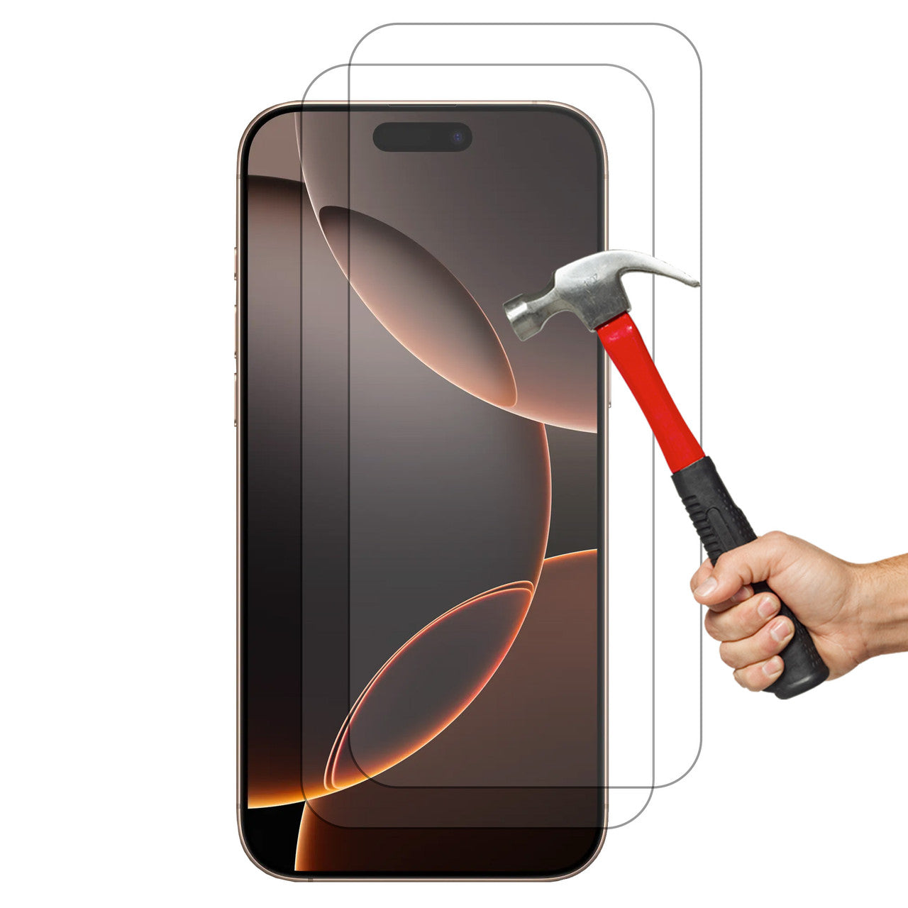 iPhone 16 Tempered Glass Screen Protector