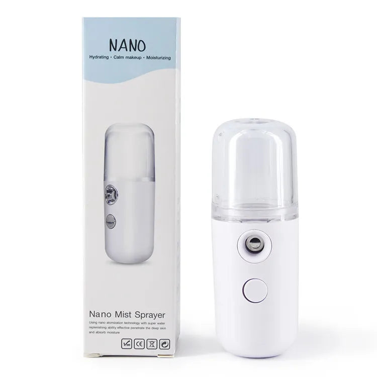 Mist Sprayer Mini 30ml Nano Portable Face Spray Facial Body Steamer Moisturizing Skin Care Tool