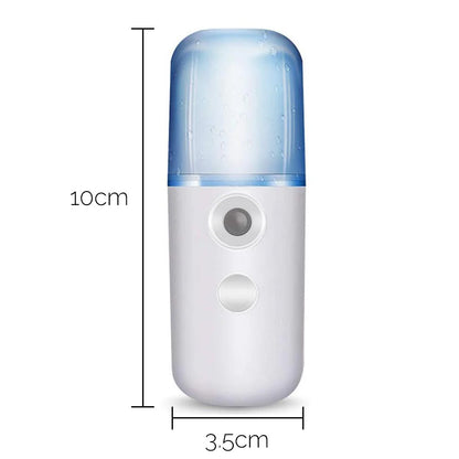 Mist Sprayer Mini 30ml Nano Portable Face Spray Facial Body Steamer Moisturizing Skin Care Tool